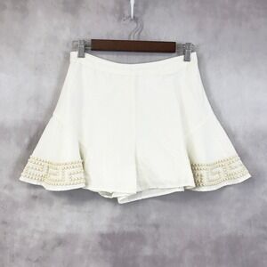 Flannel Australia Linen Shorts Size S Coastal Resort Clean Girl Summer Minimal